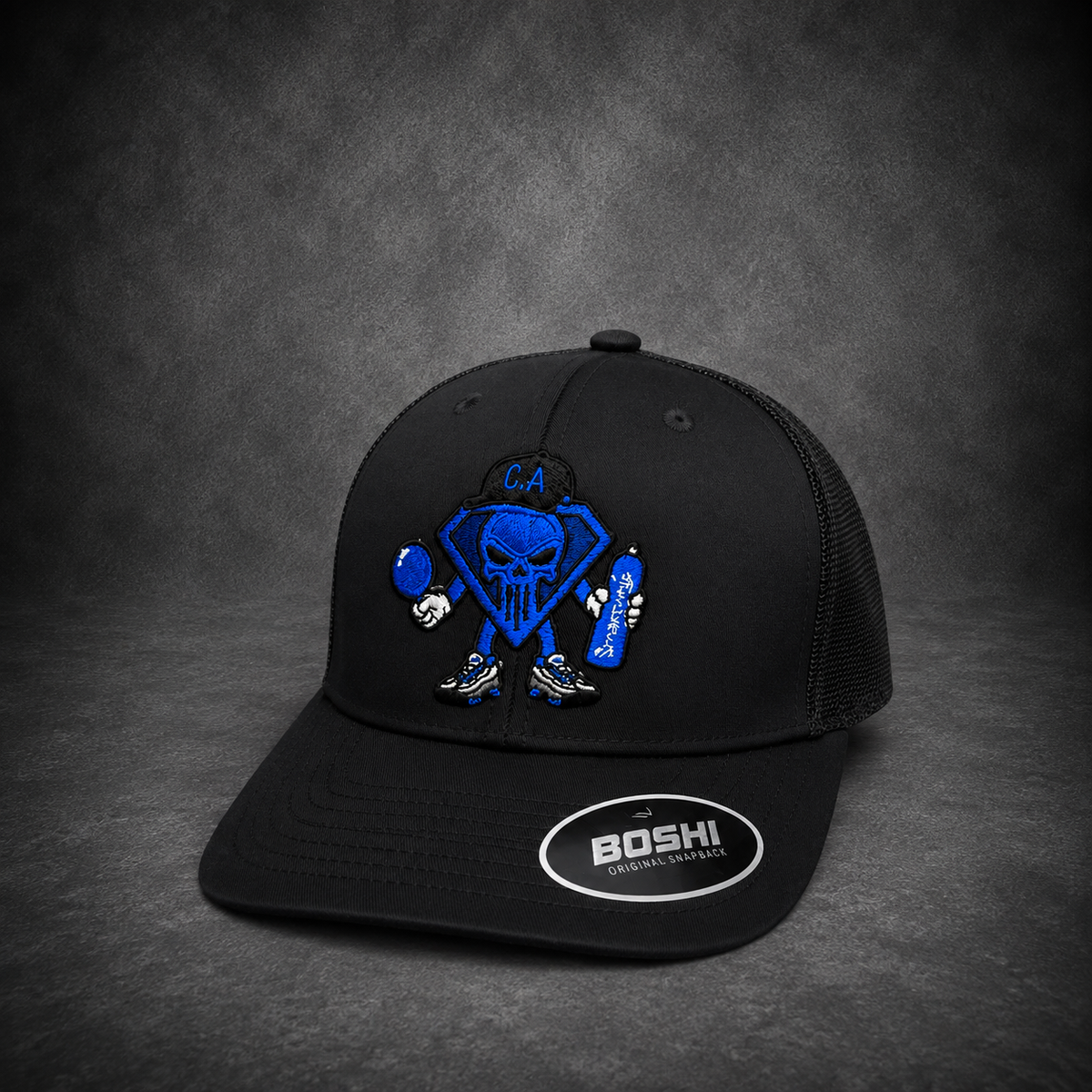 Blue Punisher - Black