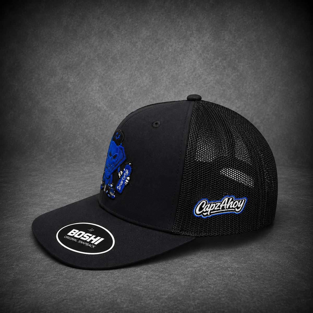 Blue Punisher - Black